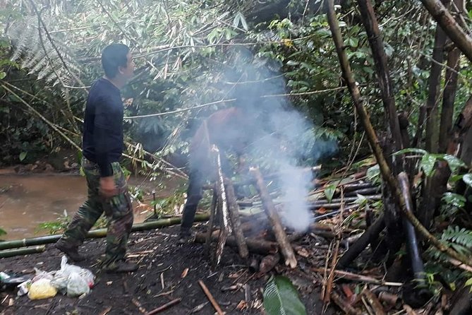 1 Day Trekking Group Tour With Bamboo Cooking / Chiang Rai - Waterfall and hot spring stops offer a welcome reset