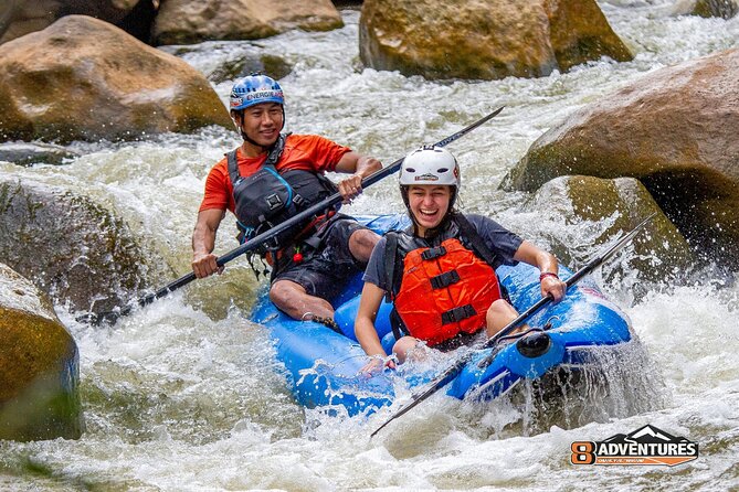10KM Inflatable Kayaking and 3HR Trekking Adventure - Lunch Before the Mae Taeng River