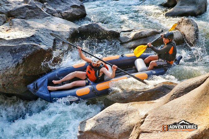 10KM Inflatable Kayaking and 3HR Trekking Adventure - The Morning Ride Out of the City