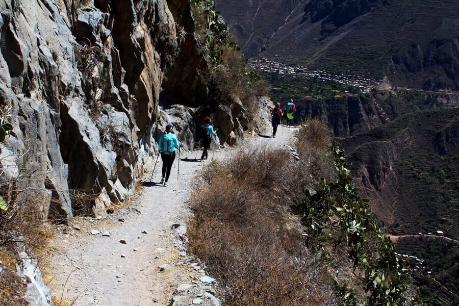 2 day 1 night trek / Colca Canyon - Hot springs at Yanque