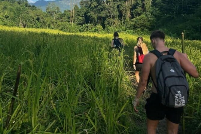 2 Days Treking,Lao+hmong+khmu,Waterfall and Kayaking At NongKhiaw - Leaving Nong Khiaw for the forest