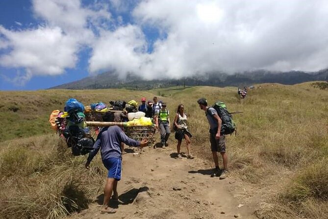 3 days 2 night trekking Rinjani to Summit and lake - Guides, porters, and the human side of the trek