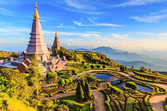 3-in-1: Doi Inthanon Tour, Elephant Sanctuary, and Trekking Trail - Standing at Thailand’s highest point
