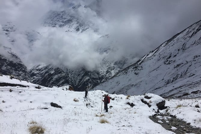 Annapurna Base Camp Trek - Entering the Annapurna Conservation Area at Birethanti