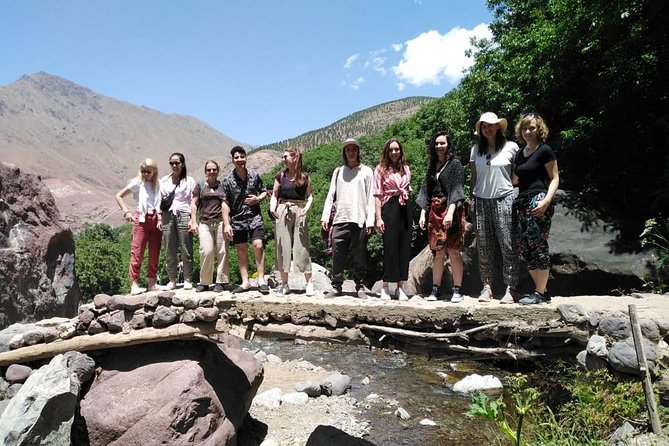 Atlas Mountains, Waterfalls Day Hike & Trek From Marrakech - Mint tea and mountain views at Imlil
