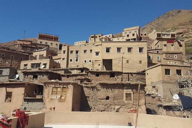 Atlas Mountains, Waterfalls Day Hike & Trek From Marrakech - The mountain pass and the view toward Tidli Valley