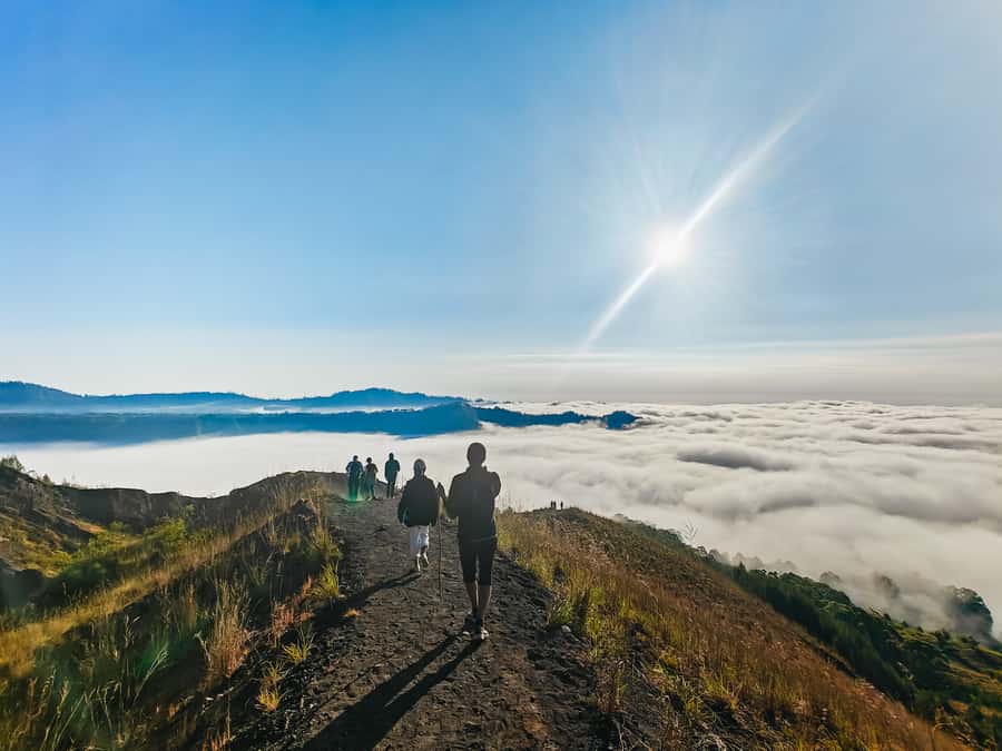 Bali: Mount Batur Guided Sunrise Trek with Breakfast - Around the crater, lava flows, and younger craters