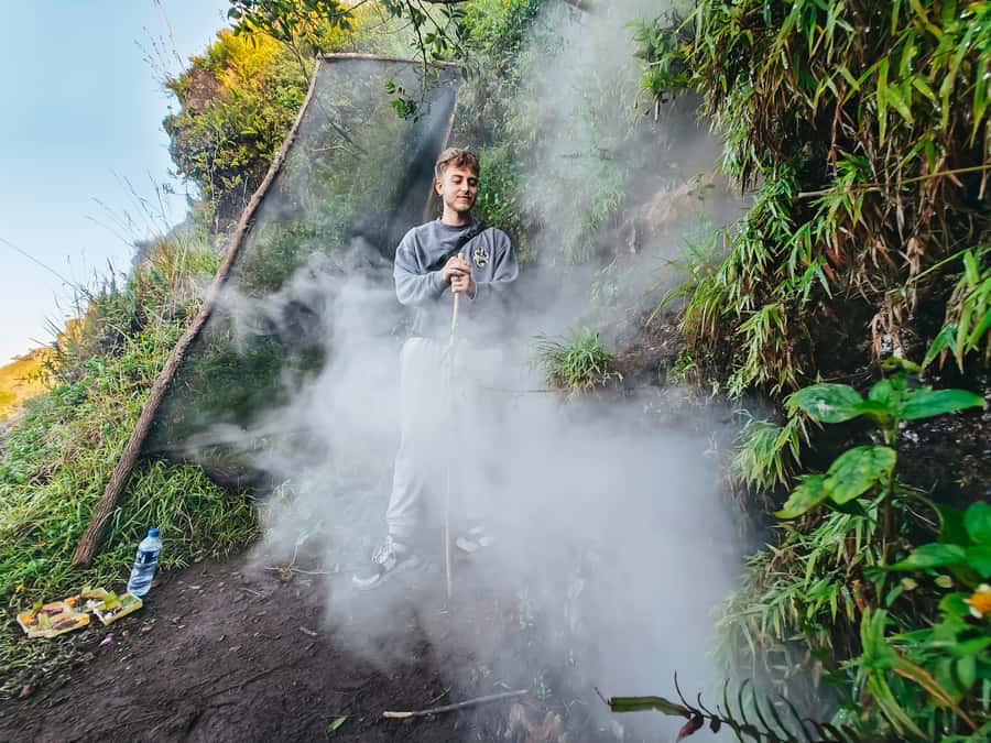 Bali: Mount Batur Guided Sunrise Trek with Breakfast - The descent through volcanic terrain