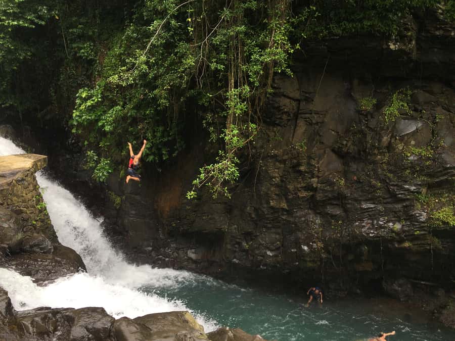Bali: Sambangan Waterfalls Trekking, Sliding, & Jumping Trip - The Blue Lagoon and Sambangan Secret Garden