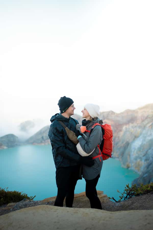 Banyuwangi: Ijen Crater Bluefire and Sunrise Guided Trek - Reaching the crater for blue fire