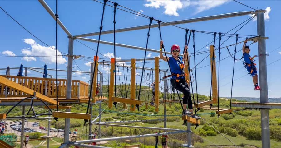 Castle Rock: The EDGE Epic Sky Trek - What the zipline sections add