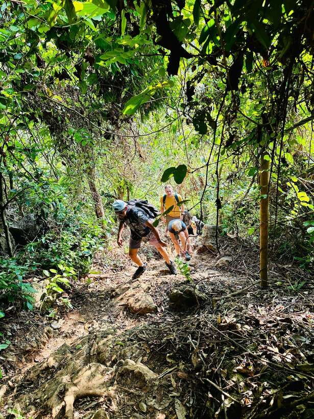 Cat Ba National Park Trekking & Ancient Village Biking - Hiking from three peaks to Frog Lake