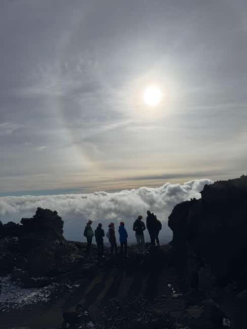 Catania, Etna trekking with guide and cable car at 3000 meters + transfer available - Resting near the Barbagallo craters