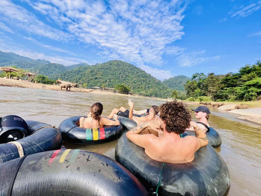 Chiang Mai 2-Day: Trekking, Tubing & Elephant Observation - Lunch at camp keeps the day comfortable