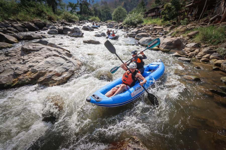 Chiang Mai: 3-Hour Trekking and Inflatable Kayaking Tour - Showers, towels, and the ride back