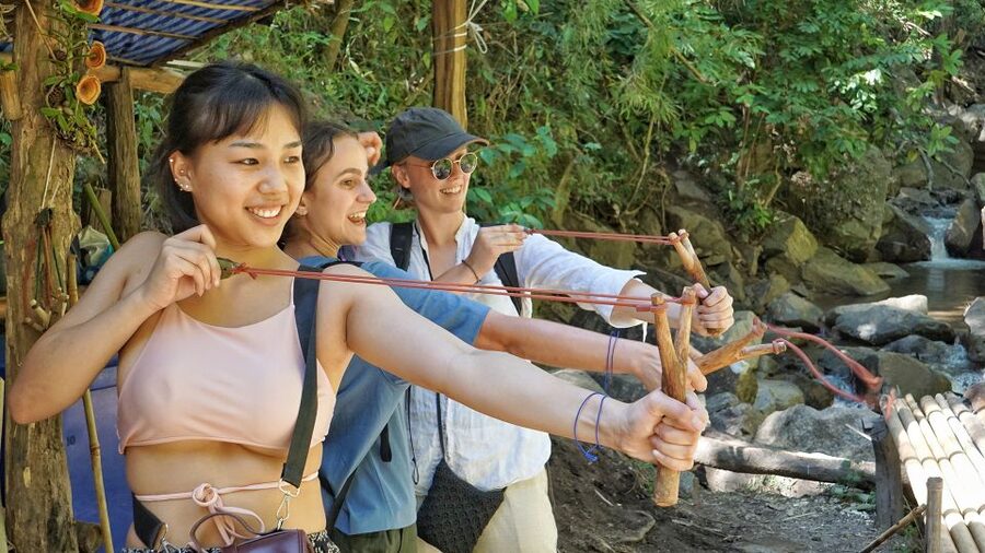 Chiang Mai: Guided Jungle and Waterfall Trek with Transfer - Lunch comes after the walk