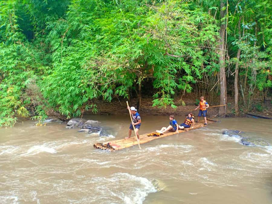 Chiang Mai: Karen Tribe & Dual Waterfalls - Private Day Trek - Mae Sapok and 45 minutes on a bamboo raft