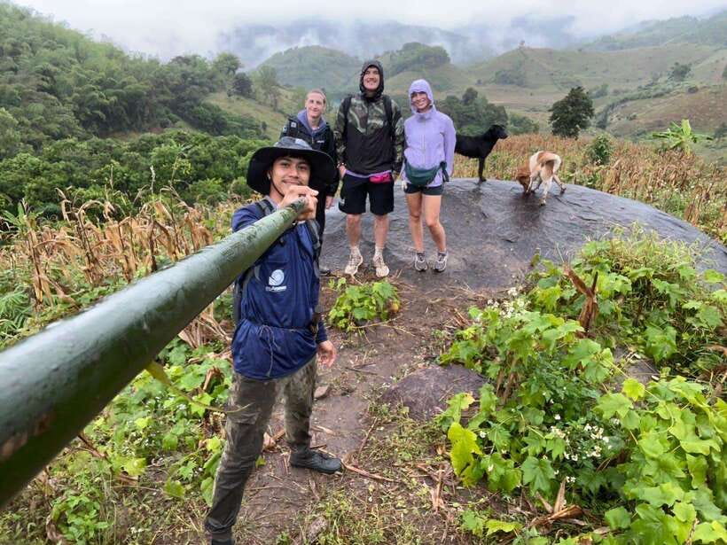 Chiangrai: Group Trekking with Bamboo Cooking - The waterfall stop and the reality of the route