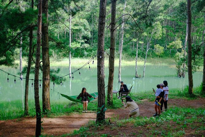 Combo Activity Trekking, Sup Paddling, Camping and Canyoning - Trekking through tropical and pine forest