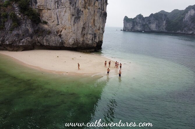 Cruising- Kayaking- Cycling- Trekking 3D/2N from Cat Ba in less tourist areas. - Day three: Tien Ong Cave, Dau Be Island, and Cong Tau Lagoon
