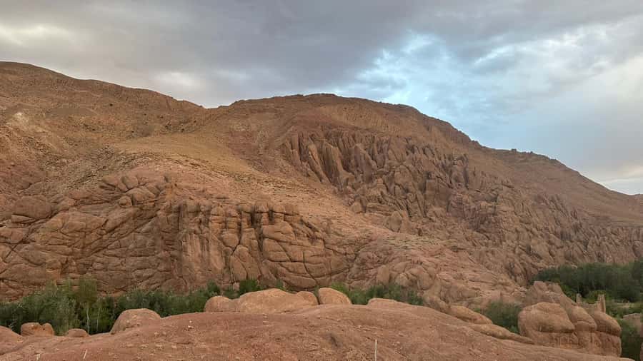 Dades Gorges: Monkey Toes Rock Formation Guided Trek - Reading the rock formation with a local guide