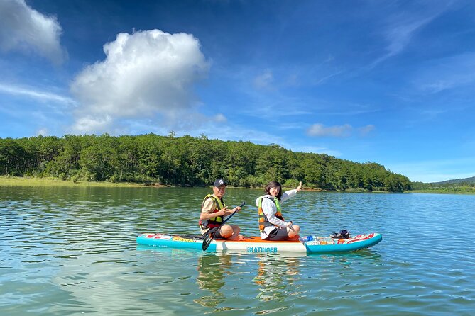 DALAT: Trekking Pinhatt & Sup/Kayaking Tuyen Lam Lake Tour - The summit view rewards the climb