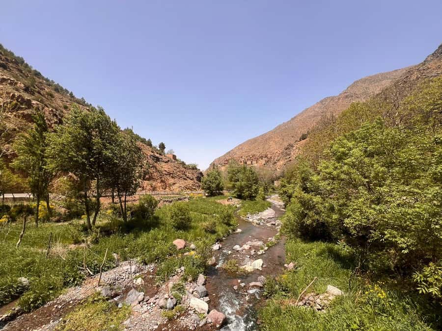Day Trek In Atlas Mountais & Taoudja Summit 2720m - The descent and a Berber family lunch