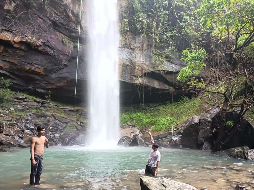 Discover Hidden Waterfall, Jungle Trekking, Swim Incl Snacks - Returning through the forest and back to Kampot