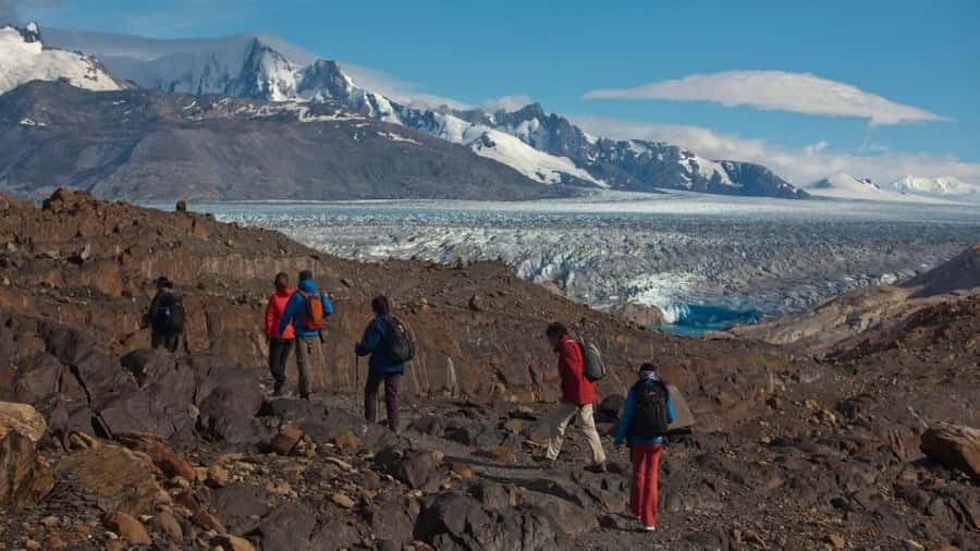 El Calafate: Fossil Canyon Trekking at Estancia Cristina - From El Calafate to Estancia Cristina by boat