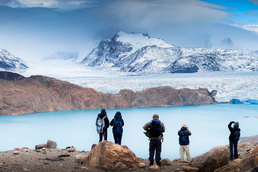 El Calafate: Fossil Canyon Trekking at Estancia Cristina - The 20-minute walk to Upsala Point of View