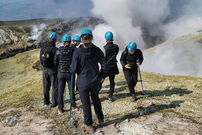 Etna North: Guided trekking to Summit volcano craters - The descent and views toward Sicily
