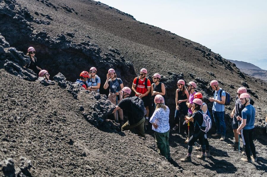 Etna: summit craters trekking with volcano guide 3350mt - Barbagallo craters and the descent through Valle del Bove