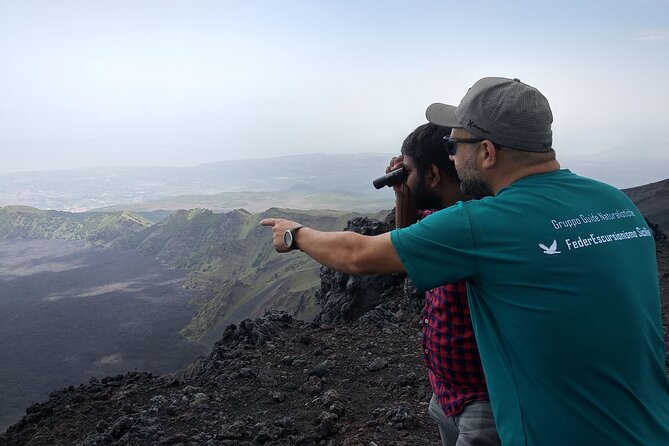 Etna trekking tour - The Central Crater edge and the descent north
