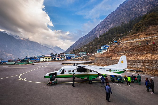 Everest Base Camp Luxury Lodge Trek - Namche Bazaar brings the first hard climb