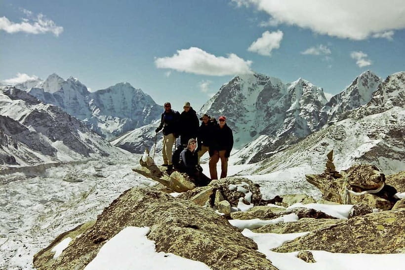 Everest Base Camp Trek from Lukla - Dingboche at 4,410 meters