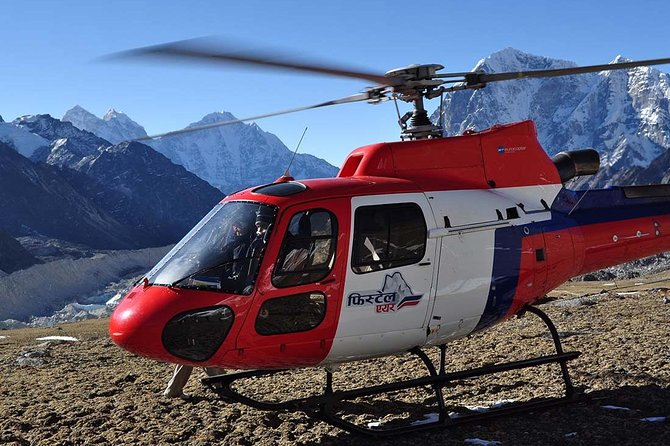 Everest Base Camp Trek with Helicopter Return from Gorakshep to Lukla - Lobuche and the memorials near the Khumbu Glacier