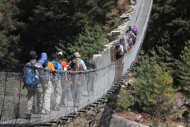 Everest Base Camp Trek with Island Peak Climbing - Phakding to Namche Bazaar, where the altitude begins to matter