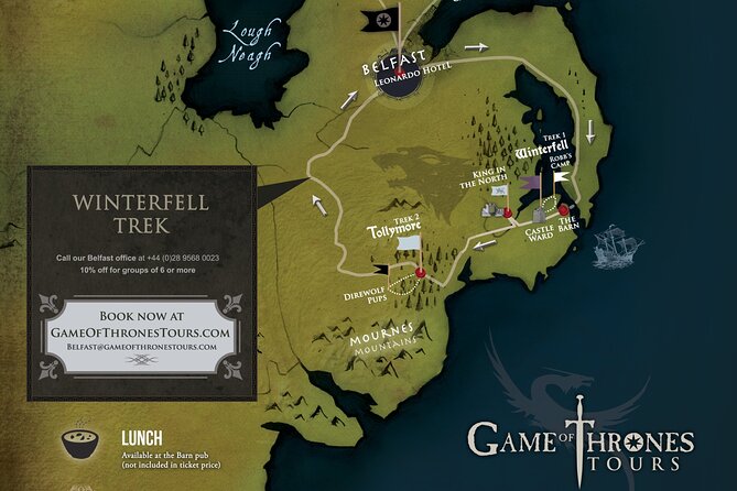 From Belfast: Game of Thrones Winterfell Locations Trek - Inch Abbey and the King in the North moment