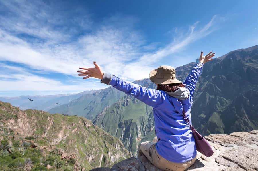 FROM CABANACONDE: 2 DAY COLCA TREK START AT 8:30 IN THE MORNING - Packing for heat, water, and the overnight stay