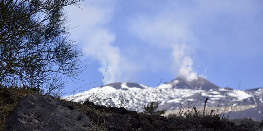 From Catania: trek on Mount Etna, Lava Cave & tasting Tour - Walking among the inactive craters at 1,986 meters