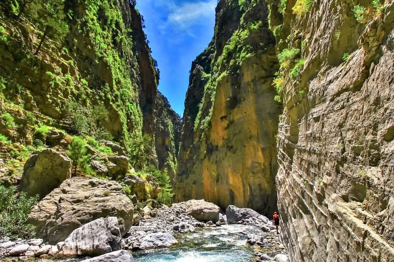 From Chania: Full-Day Samaria Gorge Trek Excursion & Guide - Entering the Gorge From the White Mountains