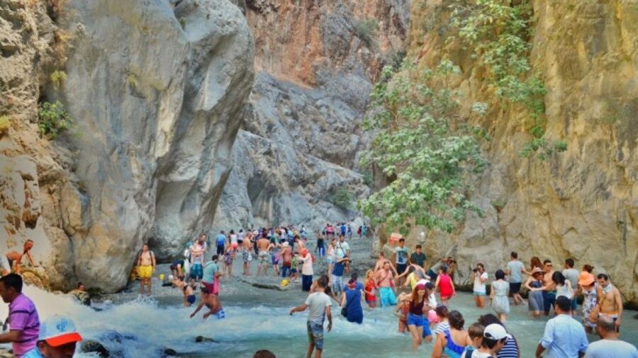 From Kalkan: Saklikent Gorge and Gizlikent Waterfall Trek - Saklikent Gorge and its cold river