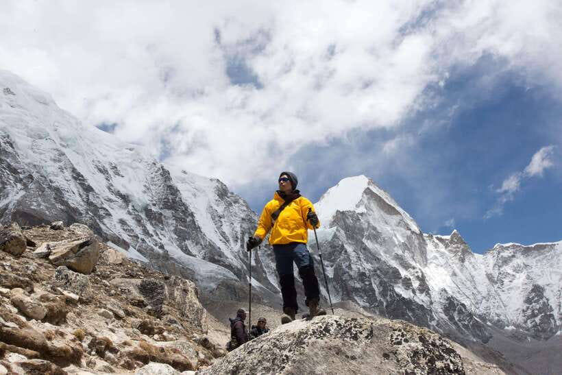 From Kathmandu/Lukla: Everest Base Camp (EBC) 10-Day Trek - Day 5, stone fields and Ama Dablam at Dingboche