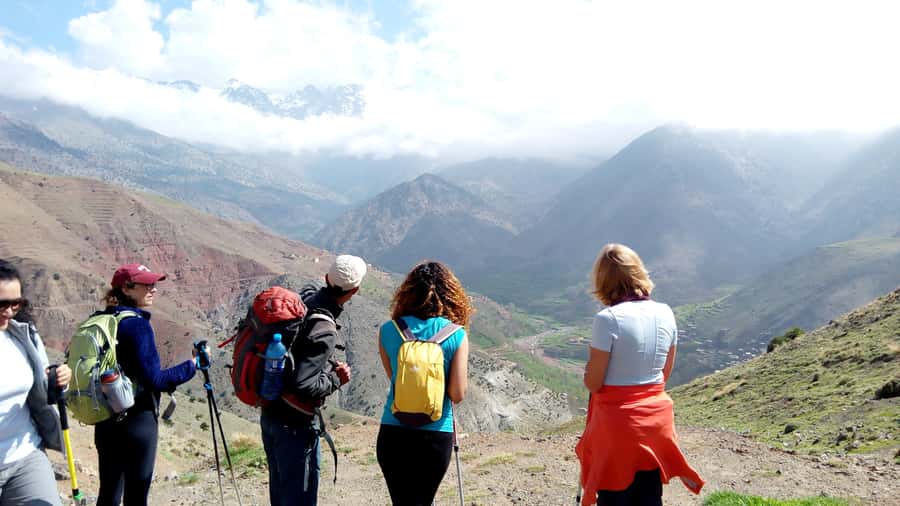 From Marrakech: Ouzoud Waterfalls Guided Hike and Boat Trip - Down to the pool and onto the boat