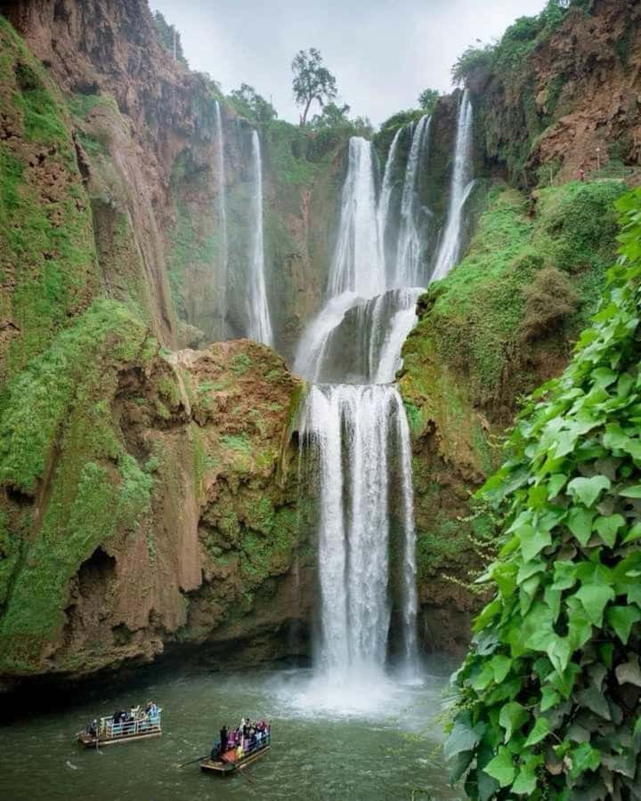 From Marrakech: Ouzoud Waterfalls Guided Hike and Boat Trip - From Marrakech pickup to the first coffee stop