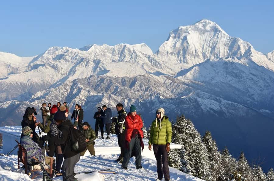 From Pokhara: 3-Day Ghorepani Poon Hill Trek with Guide - Day two: the long climb to Ghorepani