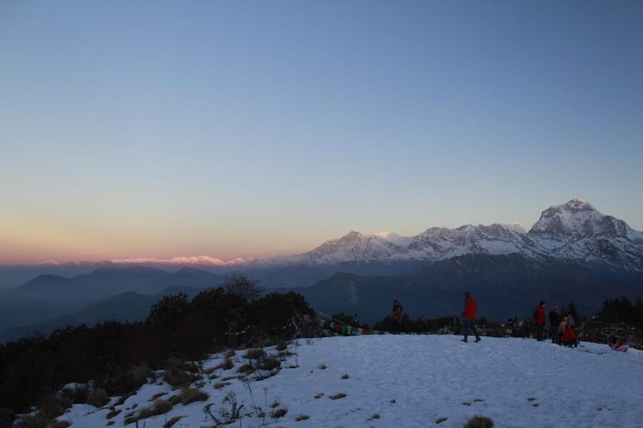From Pokhara Budget: 2 Day 1 Night Ghorepani Poon Hill Trek - Ghorepani after dark and before sunrise
