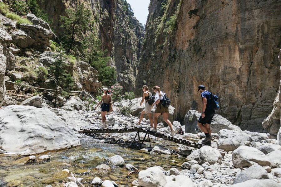 From Rethymno: Samaria Gorge Full-Day Trek, Pickup & Guide - The Famous Narrow Sections and the Last Kilometers