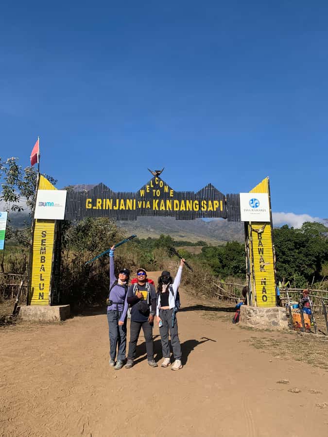 From Senaru: Mount Rinjani 2-Day Trek to Summit - From Senaru to Sembalun village