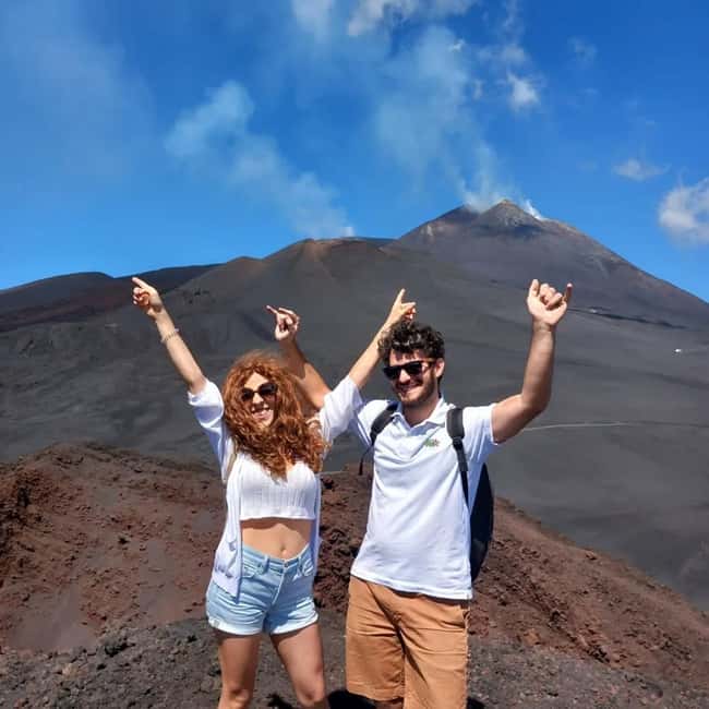 From Siracusa: Etna Tour - Trek, Wine and Food - Lava caves and volcanic ground